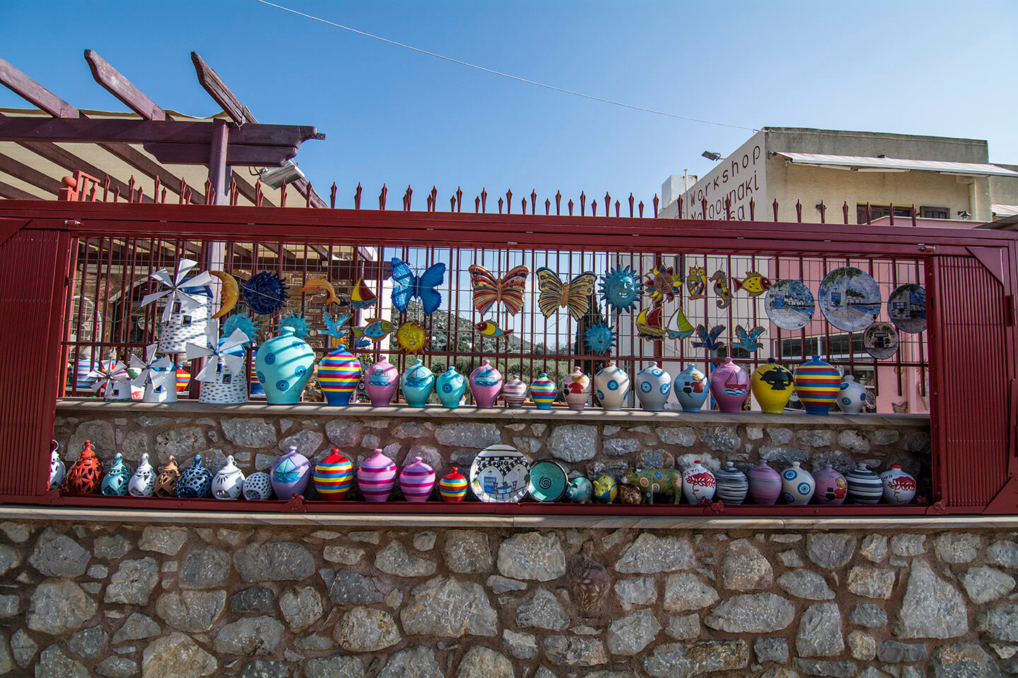 Ceramic Products in Armolia Village in South Chios