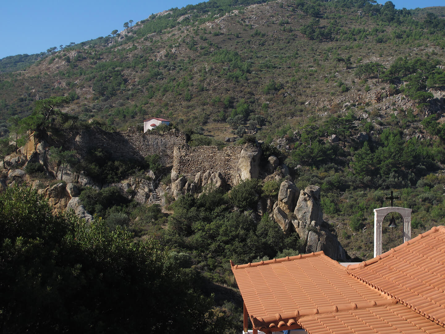 Kampia canyon in north Chios