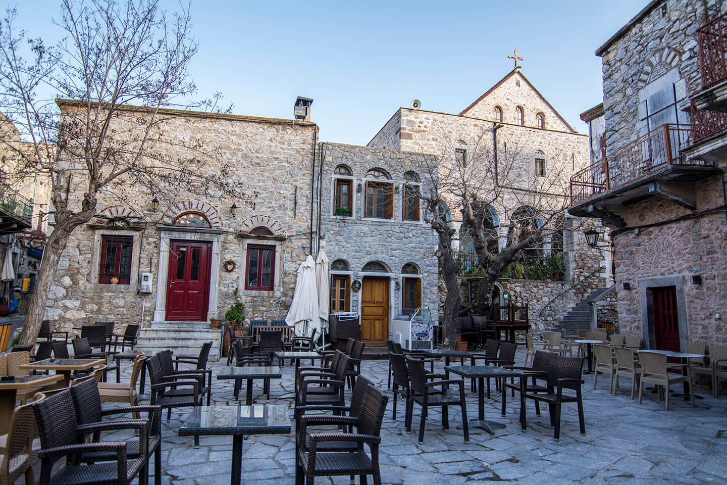 Mesta, a medieval village in south Chios