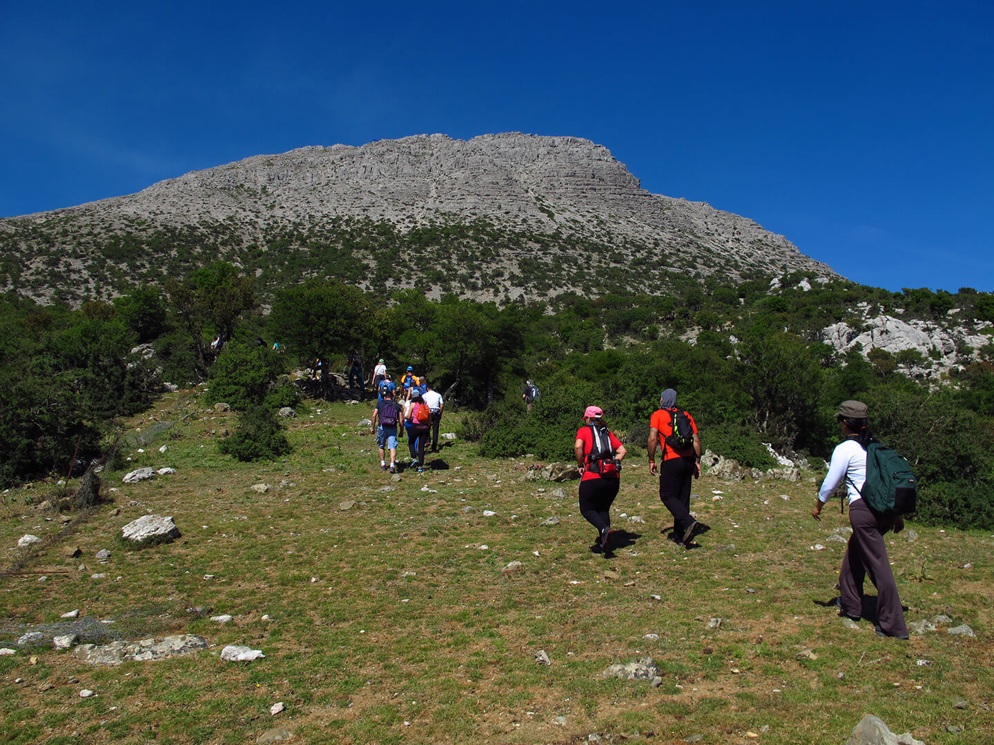Hiking in Pelinaio mountain in north Chios