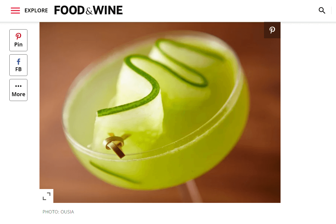 Food & Wine Why Mastiha Belongs on Your Bar Cart Now